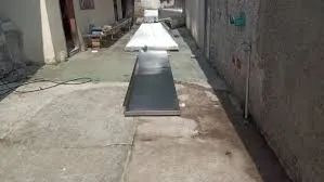 Bancada Tampo Inox 304 Reforçada Com Colunas 3,75m x 66cm Usada Excelente - Foto 2