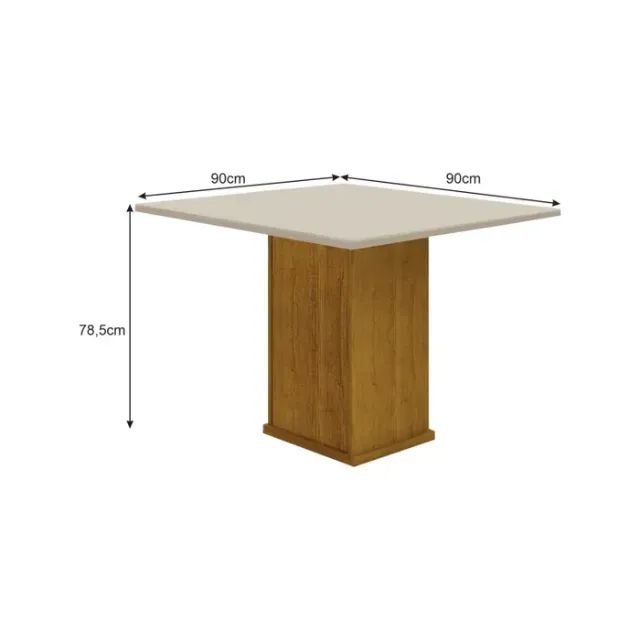 Mesa De Jantar Com 4 Cadeiras - Foto 3