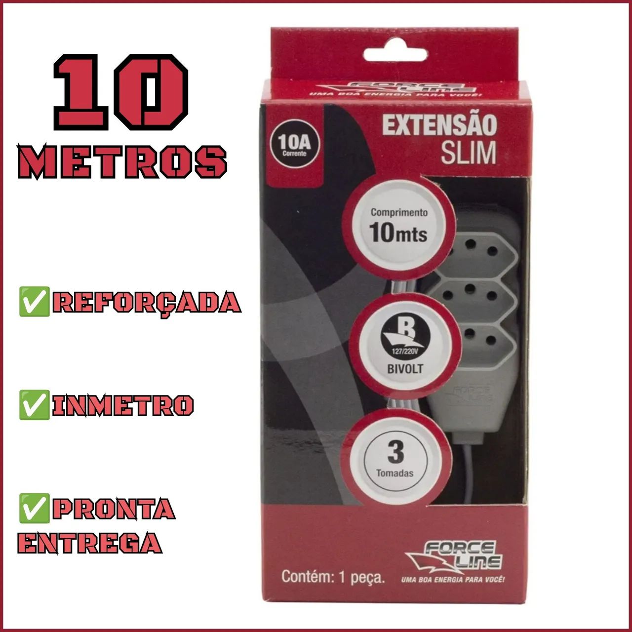 EXTENSÃO ELÉTRICA 10 METROS 
