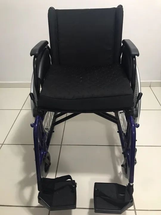 Cadeiras de rodas AVD alumínio Ortobras - Foto 4