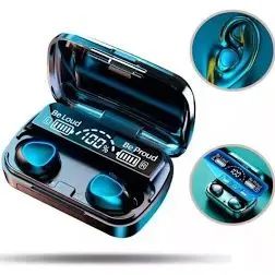 Fones de Ouvido Bluetooth TWS com Display Digital