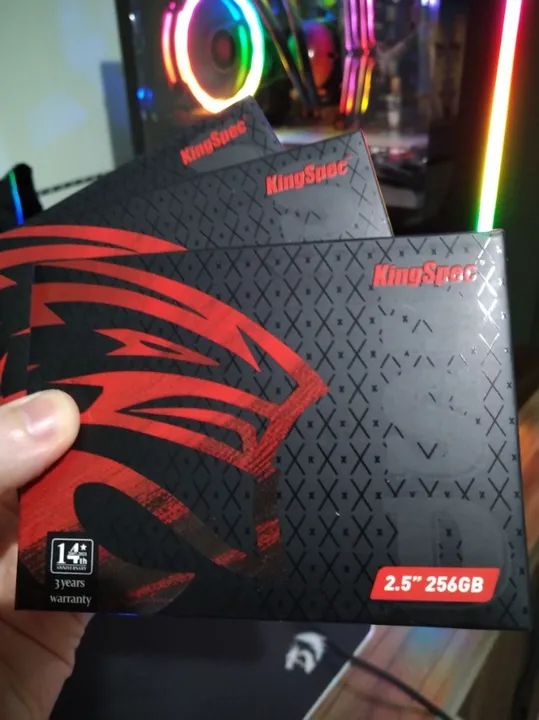 SSD 256GB Sata Pc Notebook Novo Lacrado - Foto 3