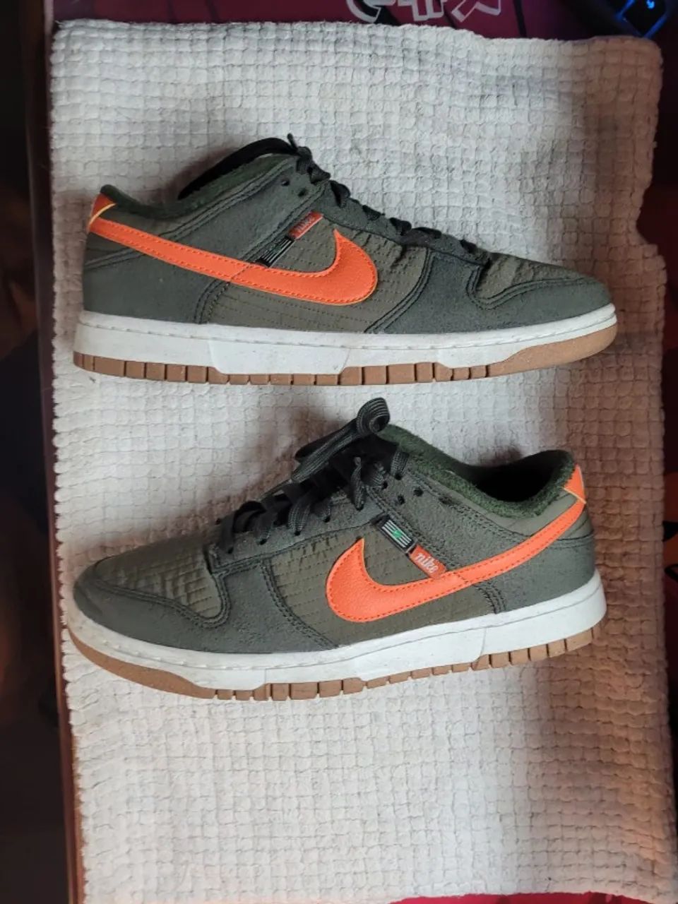 Nike Dunk Next Nature - Verde e Laranja (raro) - tam 38