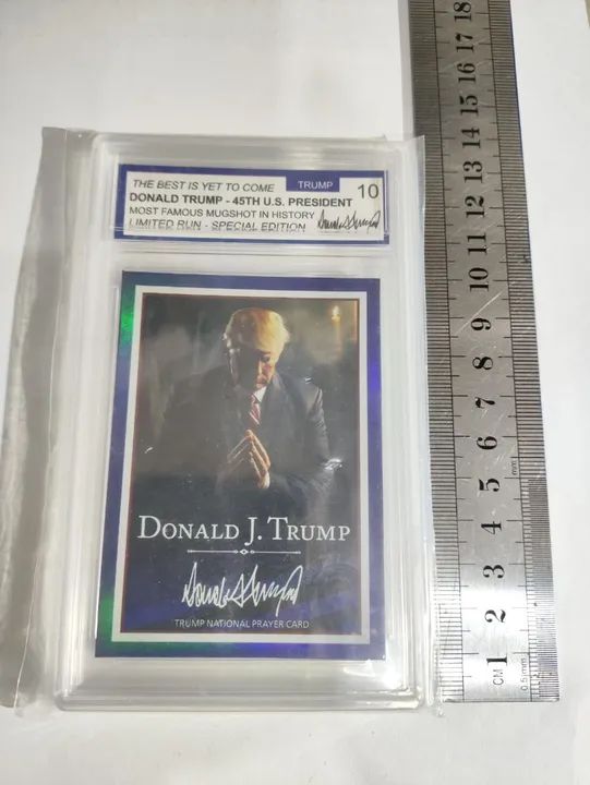 Cartão Donald Trump Mugshot - Edição Limitada - Foto 4