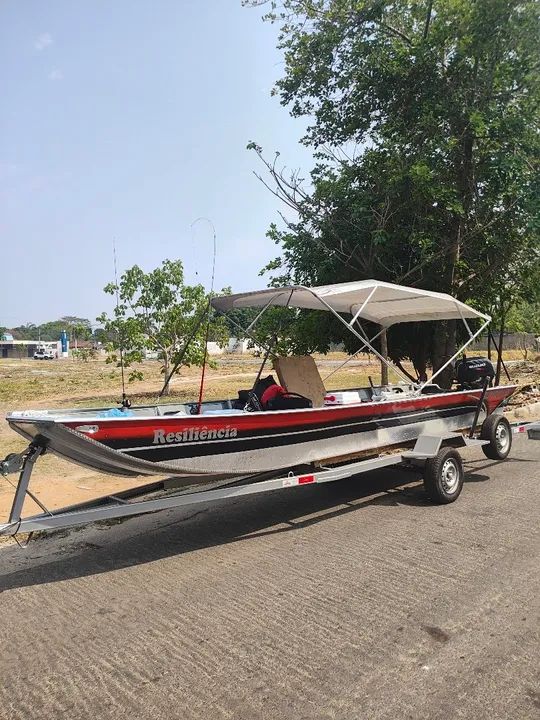 Barco, motor e carretinha  - Foto 3