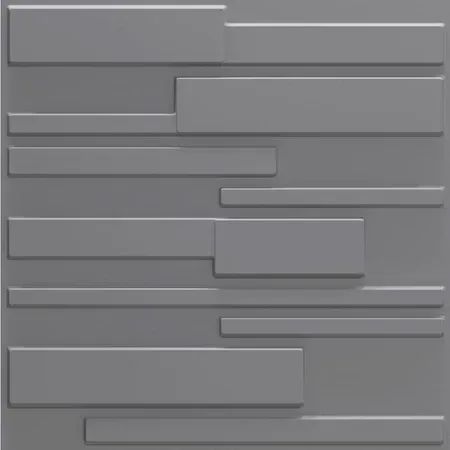 Kit 30 Placas 3D Decoração para Parede c/ Fita Adesiva - 50x50cm - Foto 4