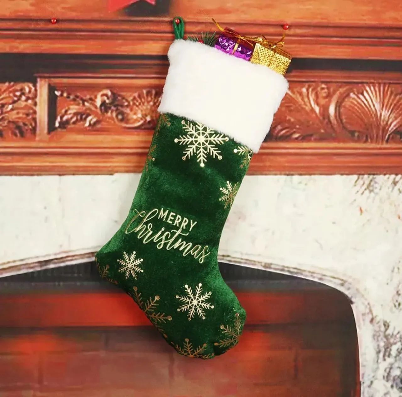 Meias Decorativas de Natal - Kit com 4 Unidades - Foto 5