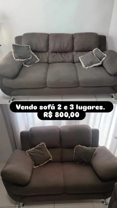 Sofá 2 e 3 lugares
