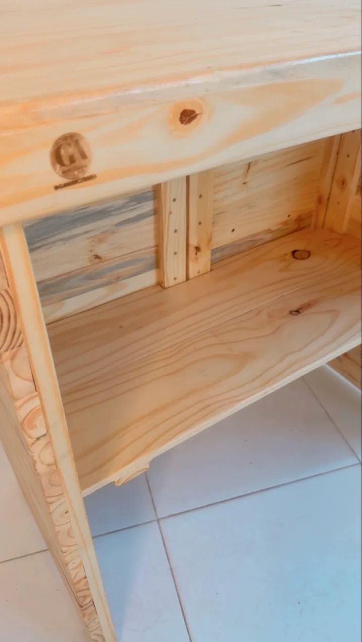 Balcão Desmontável de Pinus64961565632641124