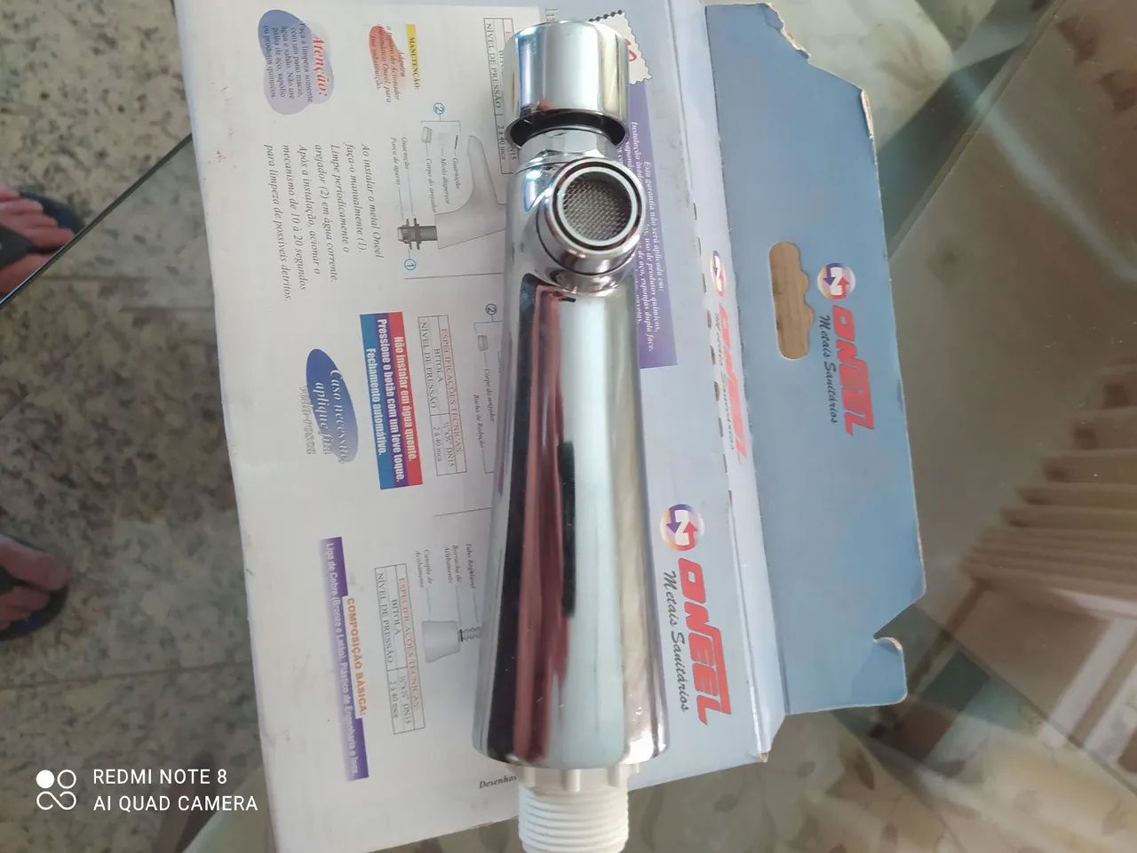 Torneira lavatório parede automático  - Foto 2