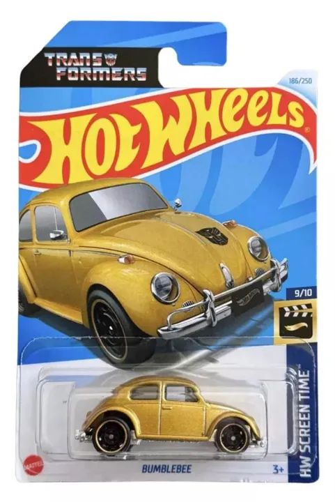Carrinho Hot Wheels Volkswagen Fusca Bumblebee DOURADO  - Foto 2