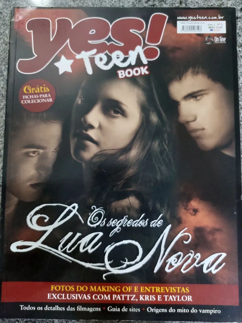 Revistas Yes! Teen Book - Robert Pattinson + Lua Nova - Foto 2