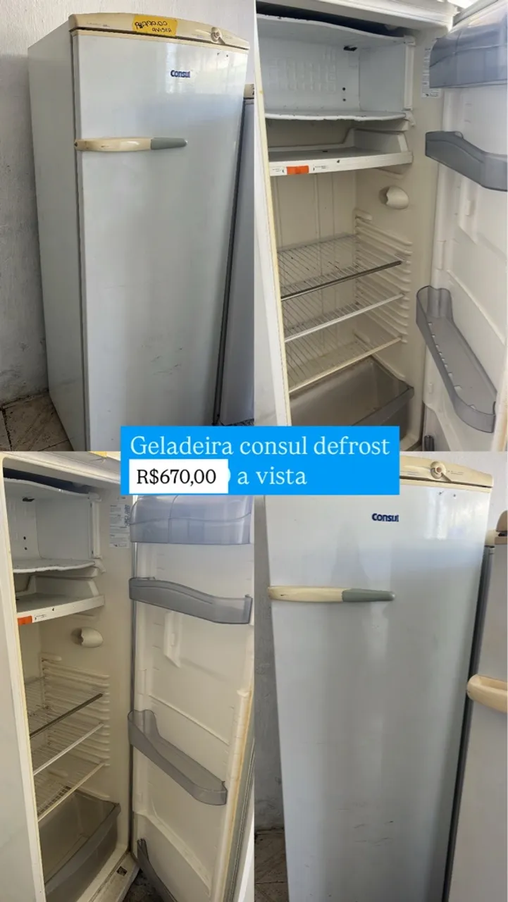 Geladeira Consul Defrost - R$670,00