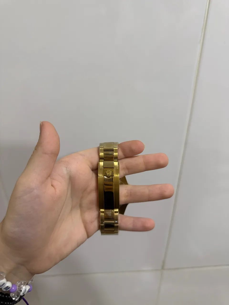 Relógio Rolex dourado amarelo  - Foto 2