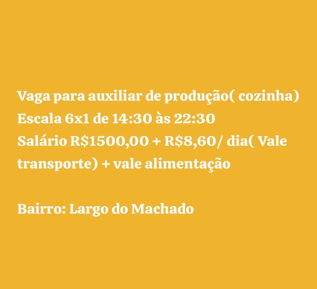Auxiliar de produção 