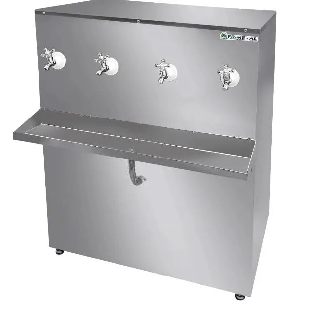 Bebedouro Industrial 200 Litros com 04 Torneiras Refrimetal