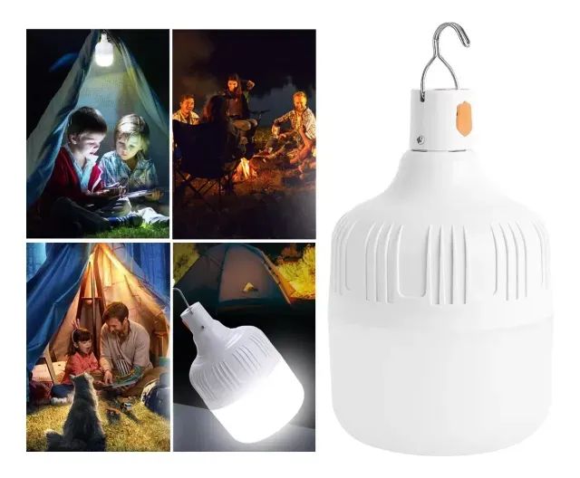 Lampada solar Recarregavel Portatil 10w - Foto 6