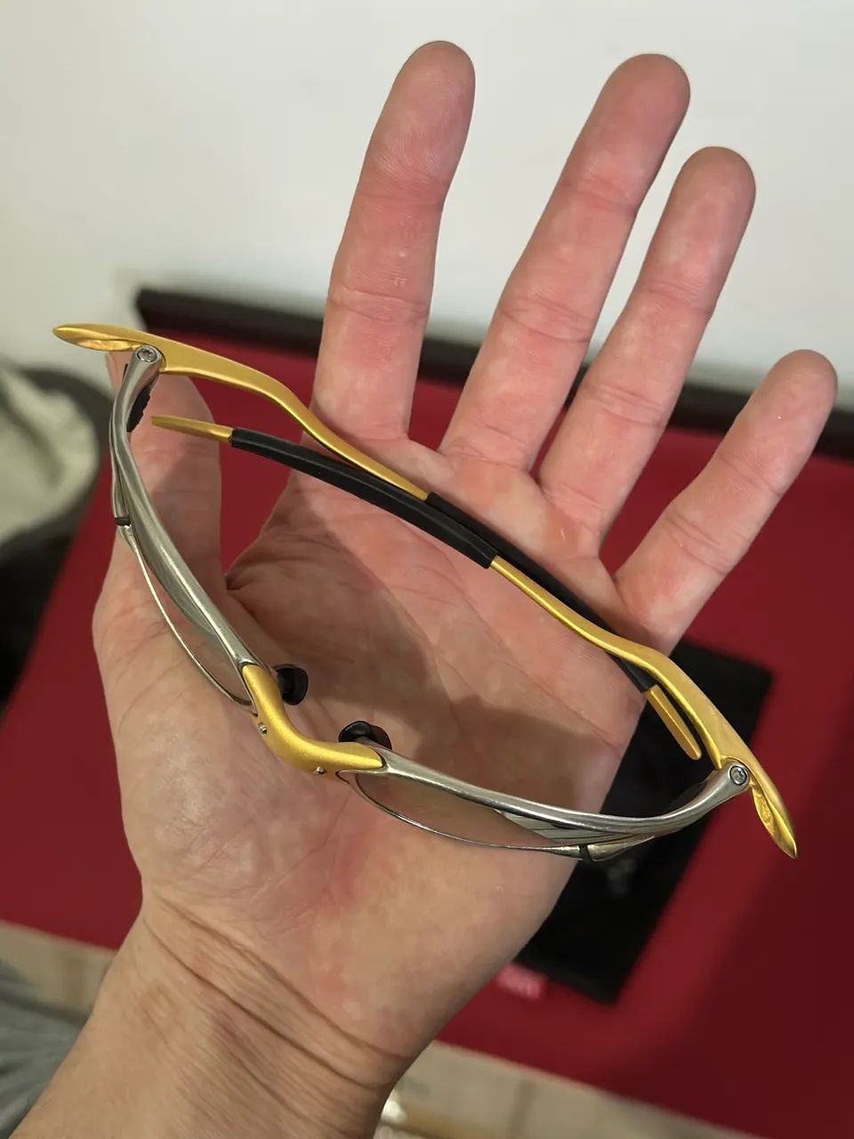 Oakley Doble x 24k premium nova sem uso  - Foto 4