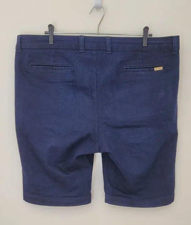 Bermuda Jeans Masculino Azul Escuro - Foto 2