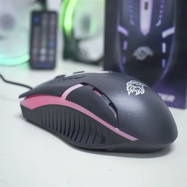 Mouse Gamer 1600dpi Moa8 Kmex *ENTREGA GRÁTIS* - Foto 2