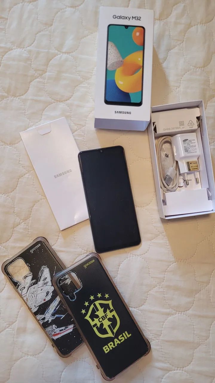Celular Sansung Galaxy M32<br>Na caixa original, carregador e 2 capinhas vão junto<br>R$ 700 - Foto 4