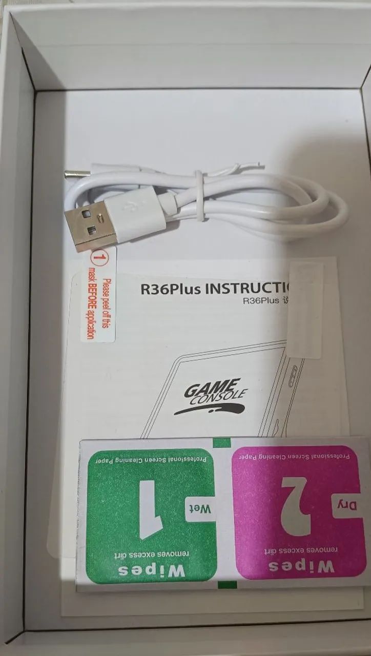 Console portátil Retrô R36 Plus com 43 Emuladores.  ACOMPANHA  2 micro SD de 256gb. NOVO   - Foto 6