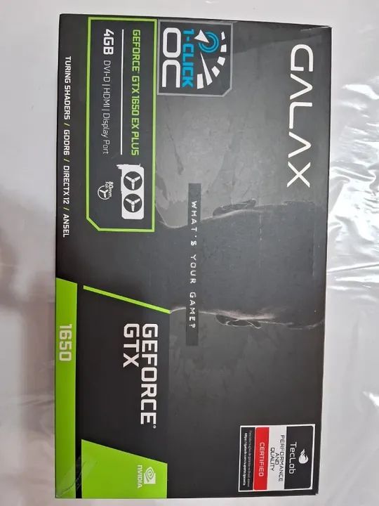 Placa de vídeo Galax Geforce GTX1650 EX Plus - Foto 4