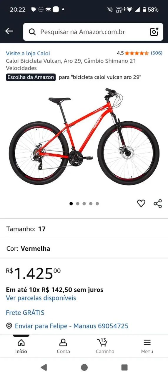 Caloi Vulcan aro 29 - Foto 4