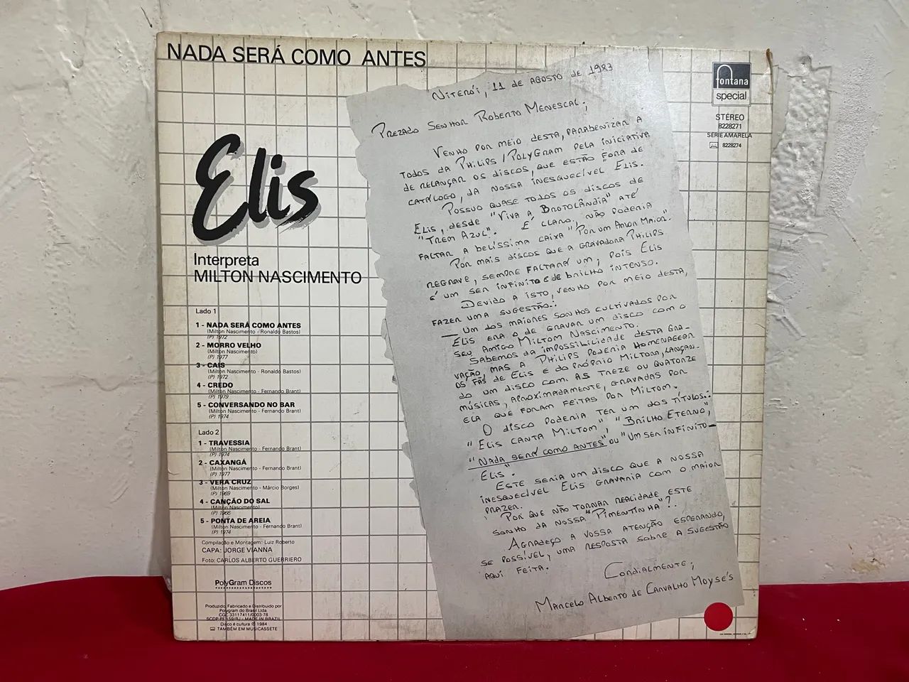 Disco de Vinil Elis Regina Nada Será Como Antes - Foto 2