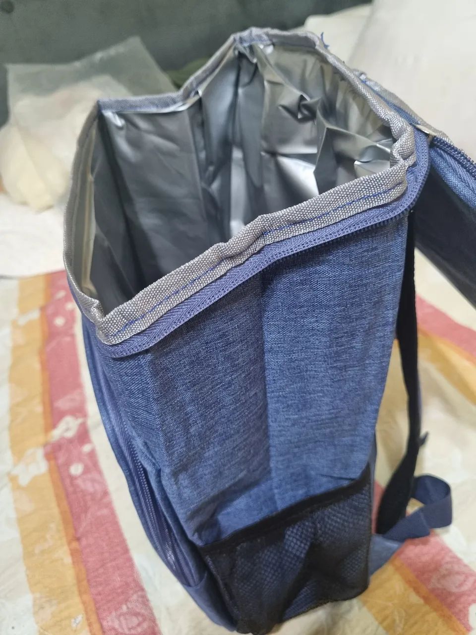 Mochila térmica azul - Foto 2