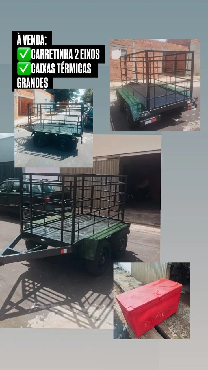 Carretinha 2 EIXOS