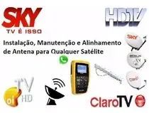 Instalação e Alinhamento de Antena Parabólica para SKY e Claro TV
