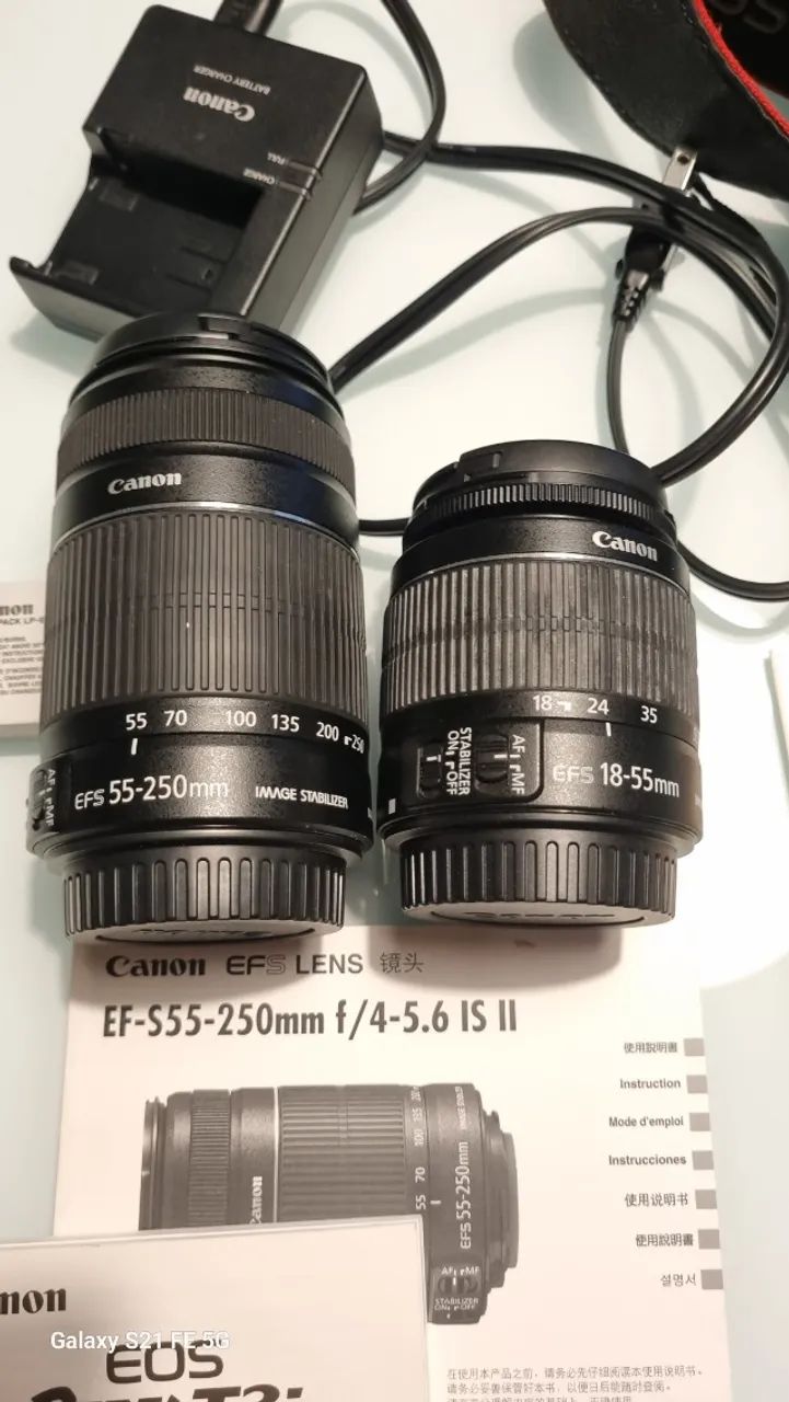 Máquina fotográfica Canon EOS Rebel T3i - pouco uso - Foto 3