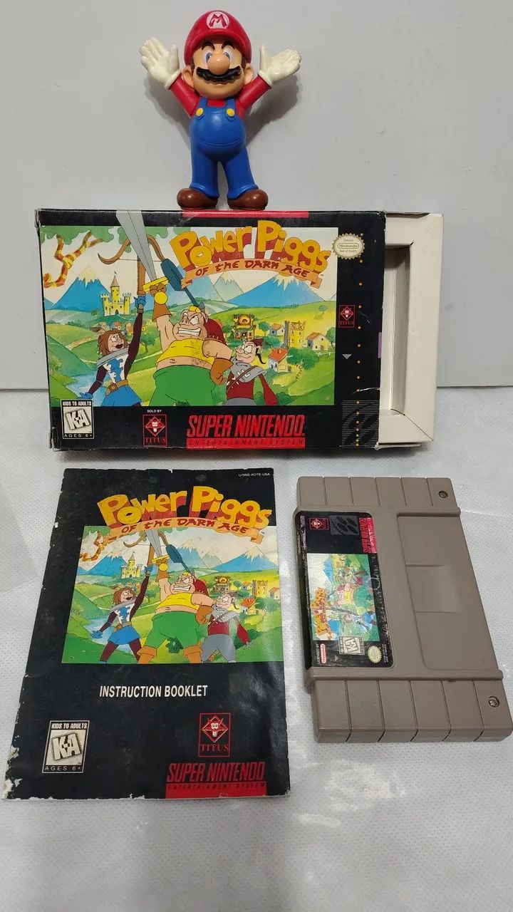 POWER PIGGS SNES CIB