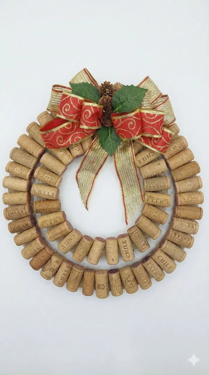 Guirlanda de rolhas. 35 cm