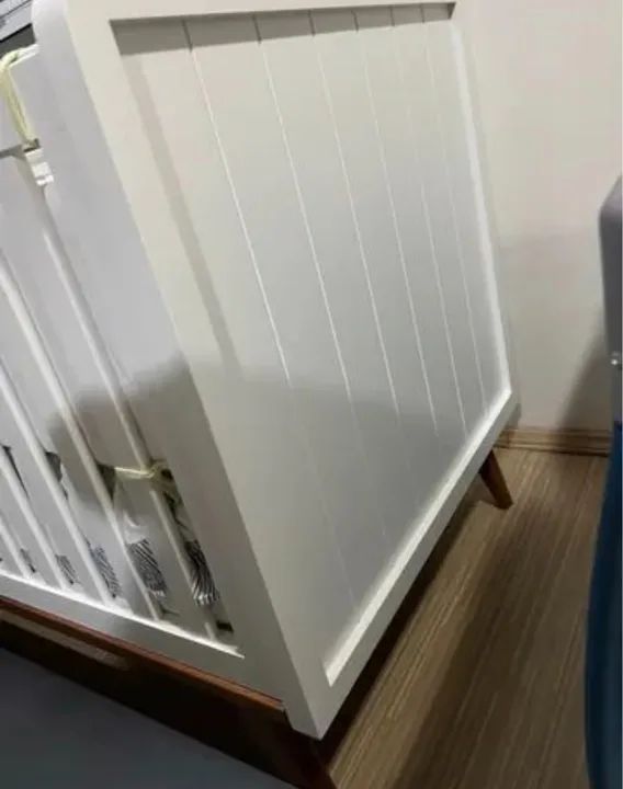 Berço Branco Allegrini - Mini Cama  - Foto 2