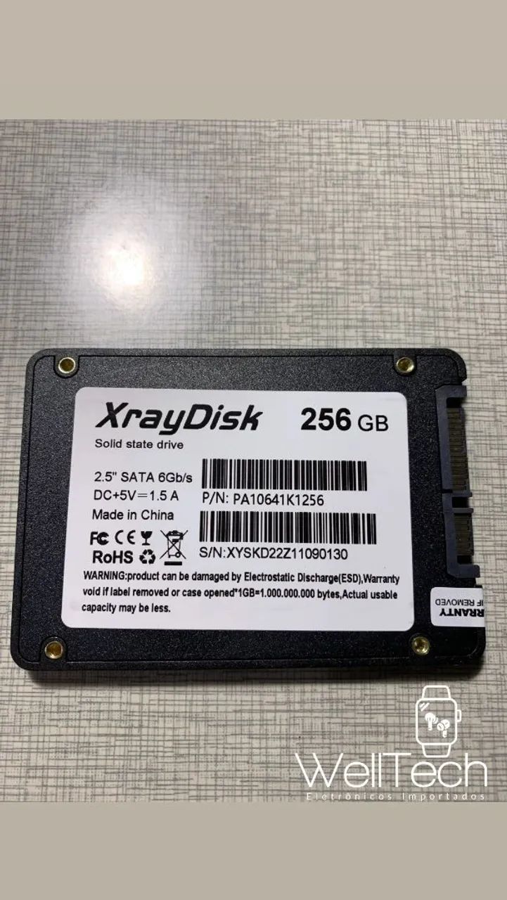 Memória SSD XRayDisk 256GB - Foto 5