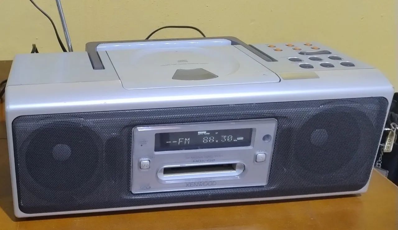  MD Kenwood com CD Player e Rádio