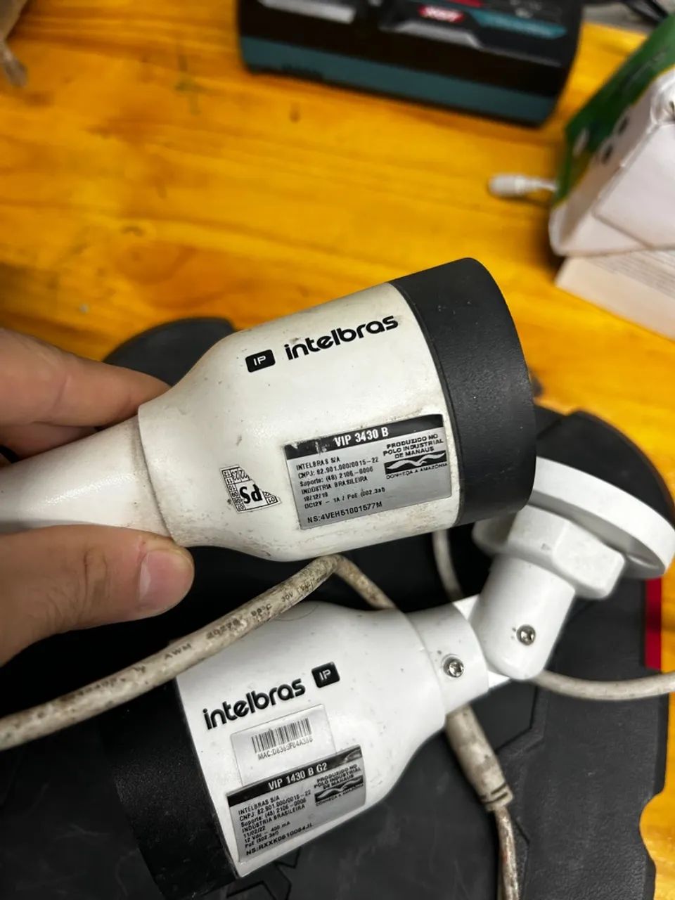 Lote 3 Câmeras Intelbras