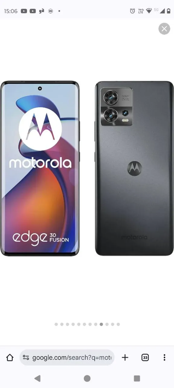 Vendo celular Motorola Edge 30 apenas trincado no vidro mais não interferindo .