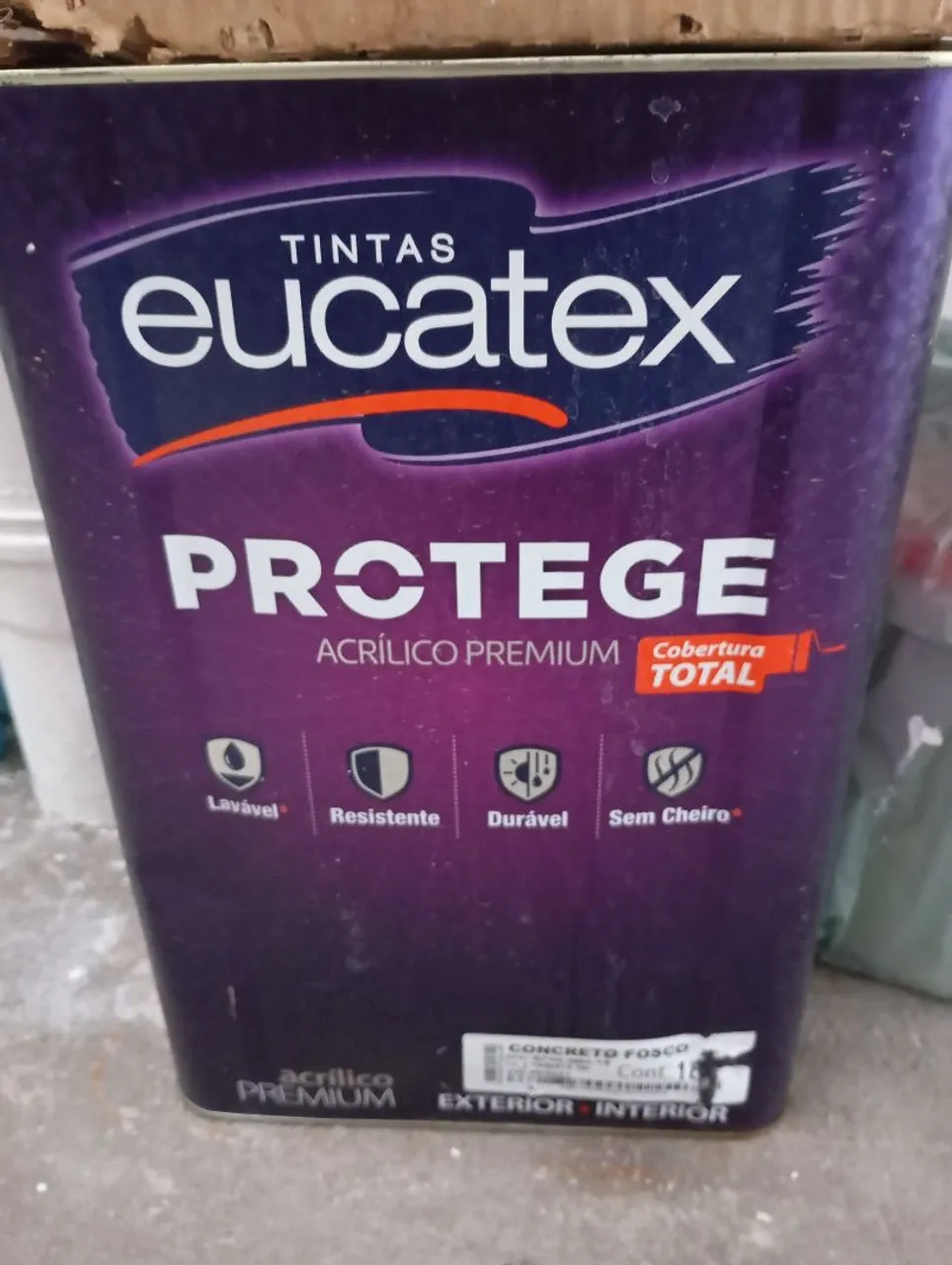 Tinta Acrílica Concreto fosco 18l