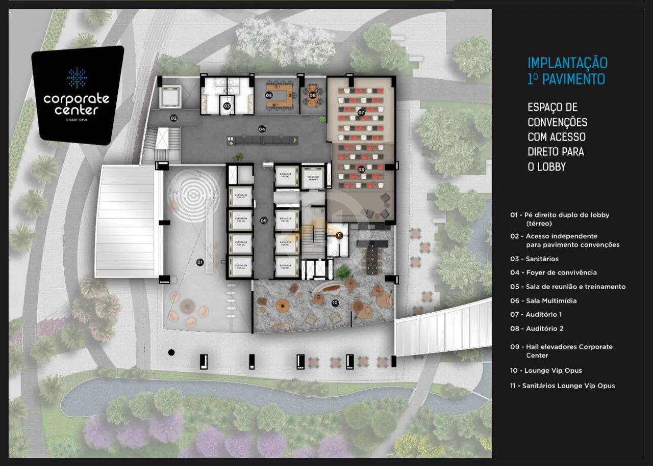 Salas comerciais de 50 a 150m2, Cidade Opus, no Setor Bueno - Foto 12