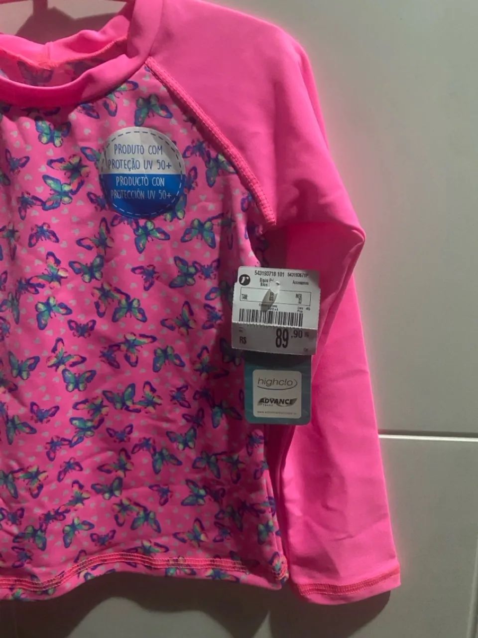 Camisa de Praia Infantil com Proteção UV 50+ - Foto 2