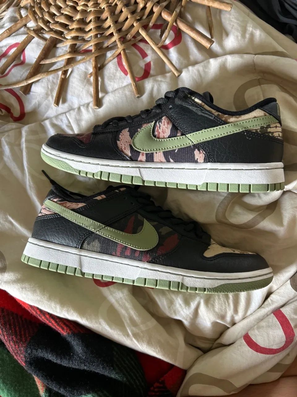 Nike Dunk Low se black multi camo  - Foto 5