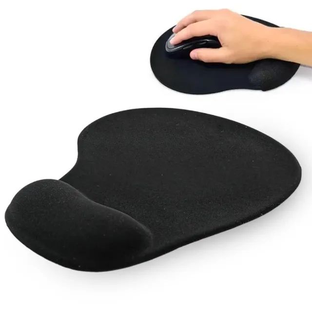 Mouse Pad Comfort com Apoio Ergonômico Preto - Foto 3