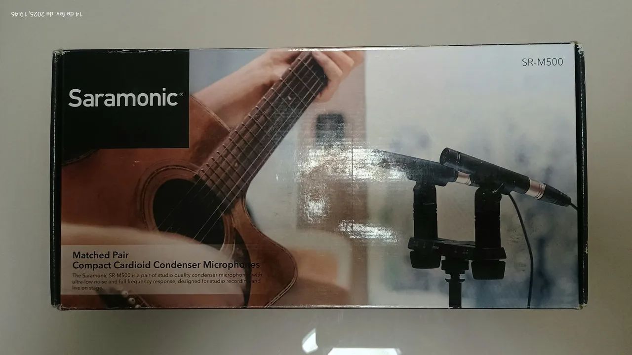 SR-M500 | Par Casado de Microfones Condensadores Saramonic