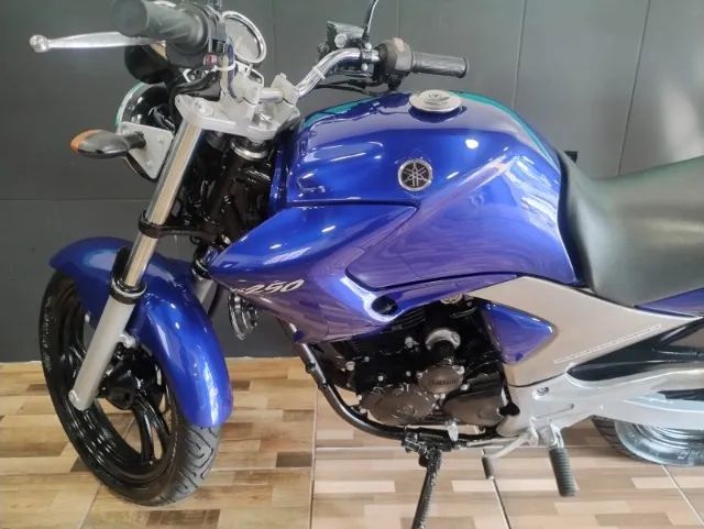Fazer 250 2008 Azul Impecável Aceito Troca Parcelo no Cartão de Crédito - Foto 5