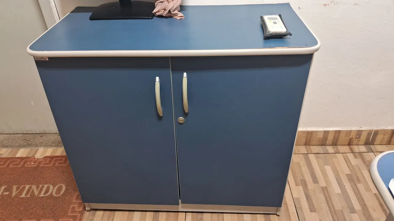 Armário de Escritório Azul