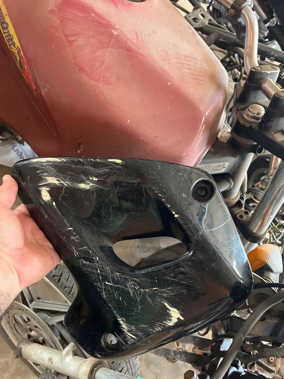 Aba tanque cb500 antiga