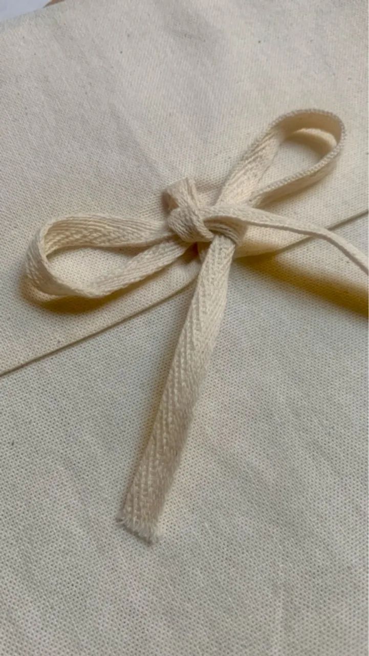 Envelope em algodão cru  - Foto 3